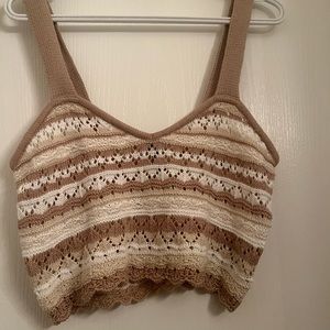 Knitted tank top!